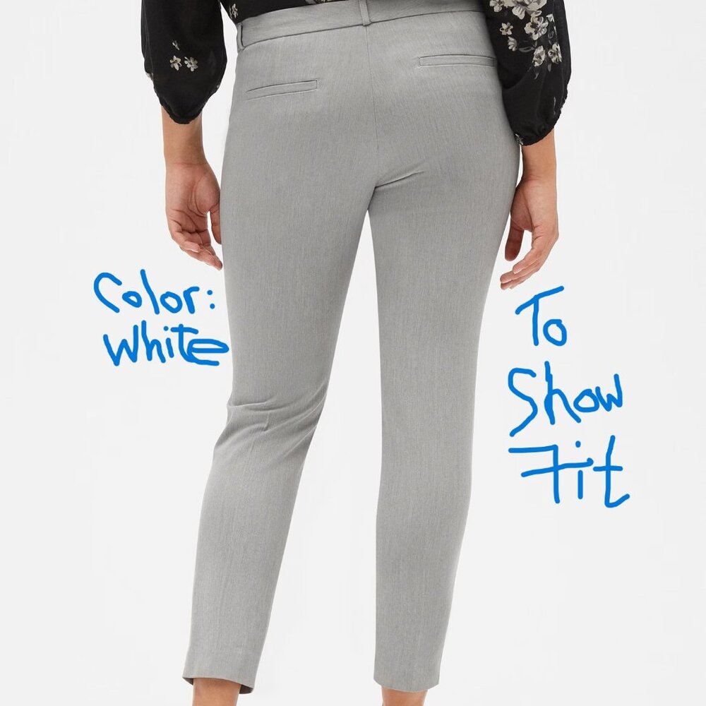 Banana Republic NWT Sloan Slim Ankle pants Size 14P White